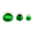 Crankcase Cover Oil Filler Plug Kit Green for Kawasaki KLX450R (2008–2015) T9