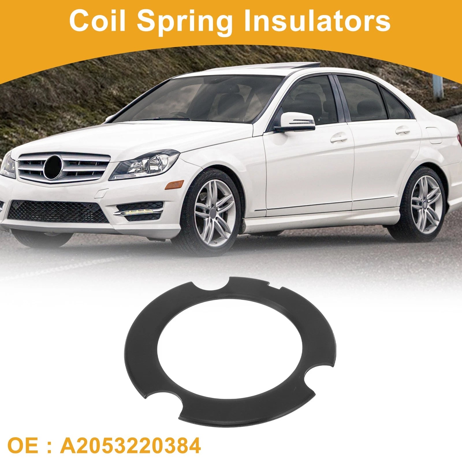 Upper Coil Spring Insulator Replacement for Mercedes-Benz C-Class W205 (2014–2021)