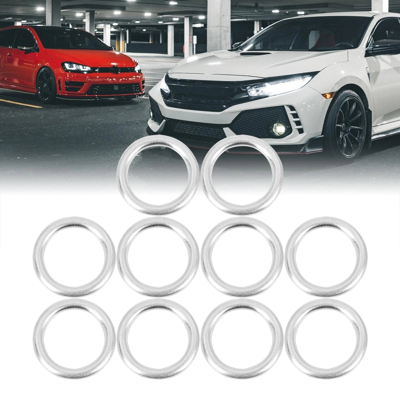Oil Drain Plug Gaskets M14 Set for Audi S4 A4 Q5 (2009–2020)