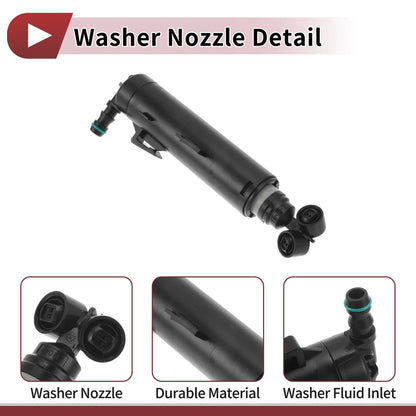 Front Driver Side Headlight Washer Nozzle for Audi A1 (2010–2012) No. 8X0955101A