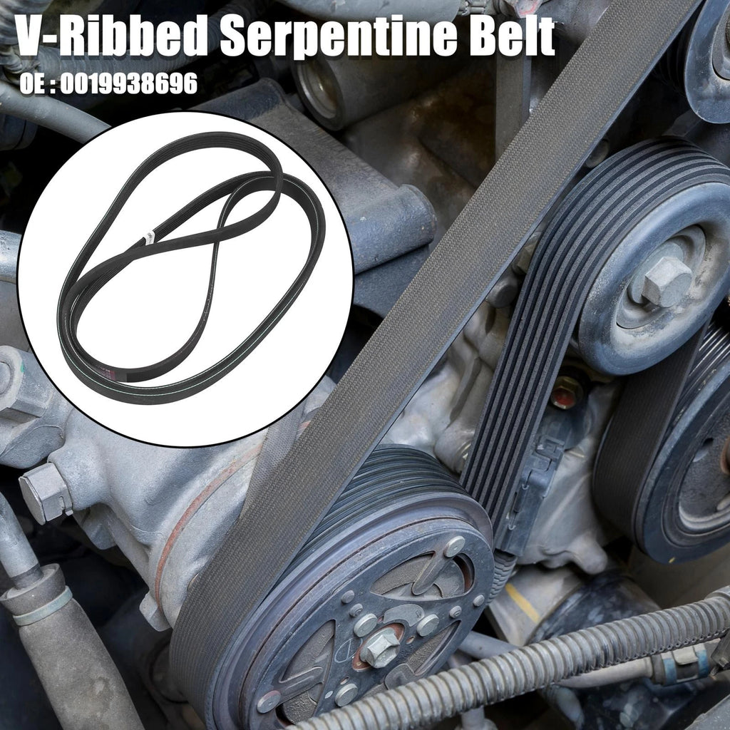 Serpentine Belt V-Ribbed Replacement for Porsche 911 (2004–2005)