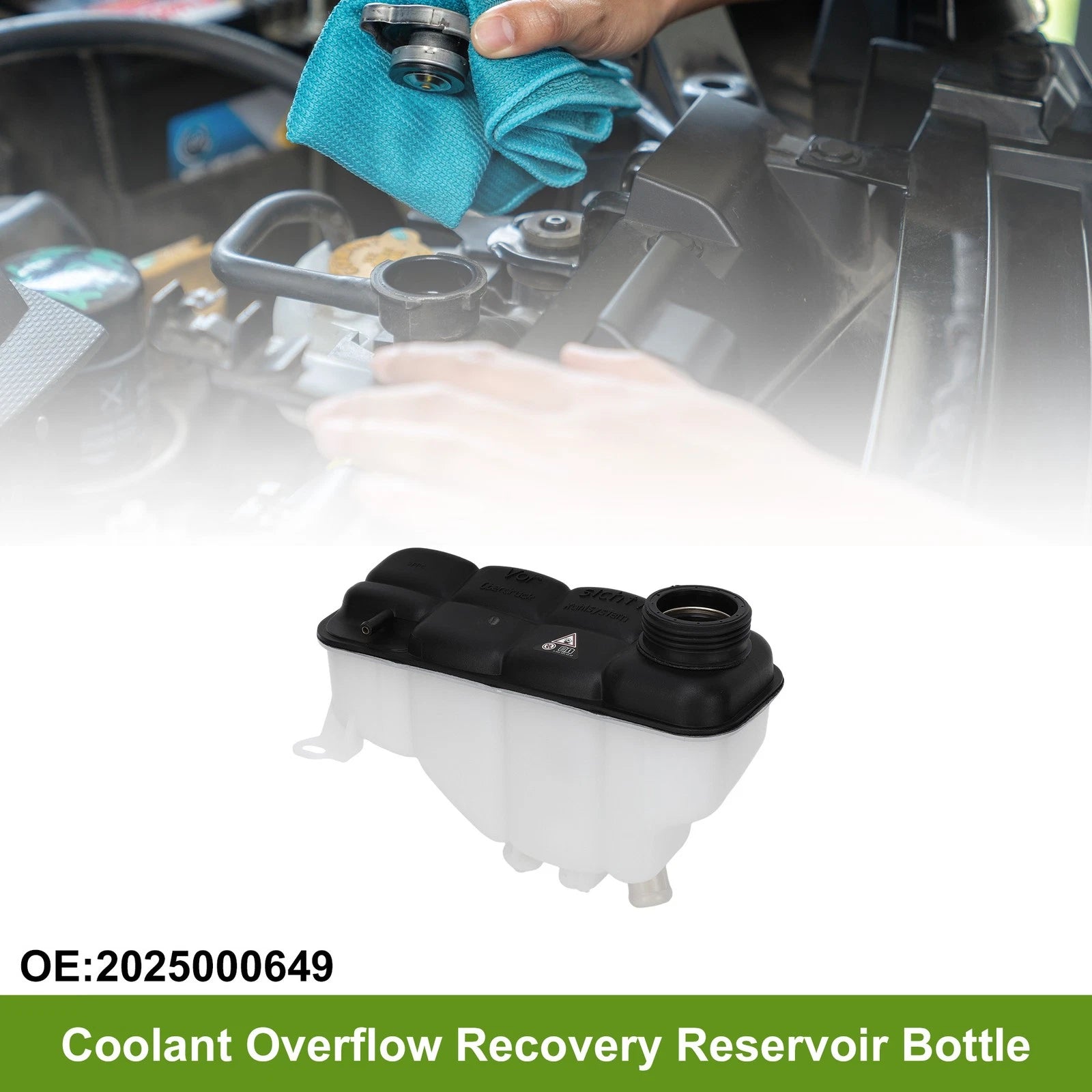 Coolant Expansion Overflow Tank Replacement for Mercedes-Benz C280 (2005–2007)