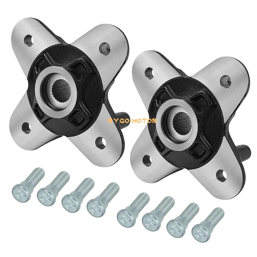 Set of 2 Front Rear Wheel Hubs w/Bolts for Polaris Scrambler XP 1000 (2020–2025)