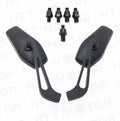 Rearview Mirrors for Universal Motorcycles (8mm 10mm) Black