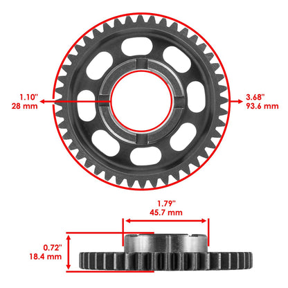 Starter Clutch Idler Gear Replacement for Suzuki GSX1300R Hayabusa (1999–2017)