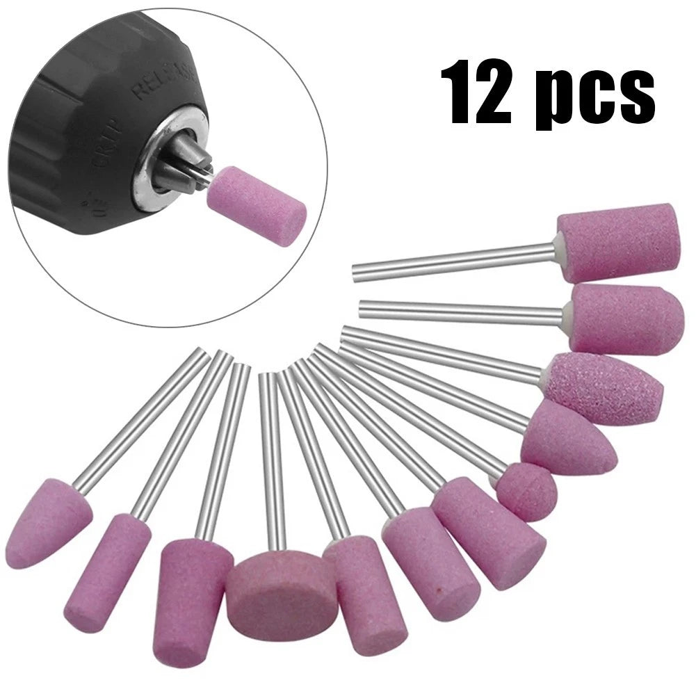 Chrome Corundum Grinding Stone Wheel Head for Rotary Tools