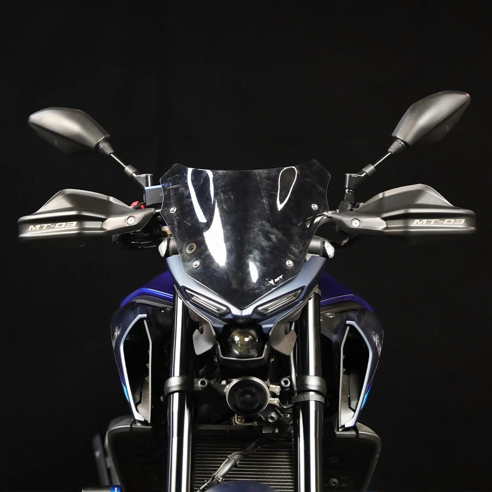 Black Handlebar Handguards Protector for Yamaha MT-03 MT-25 (2017–2024)