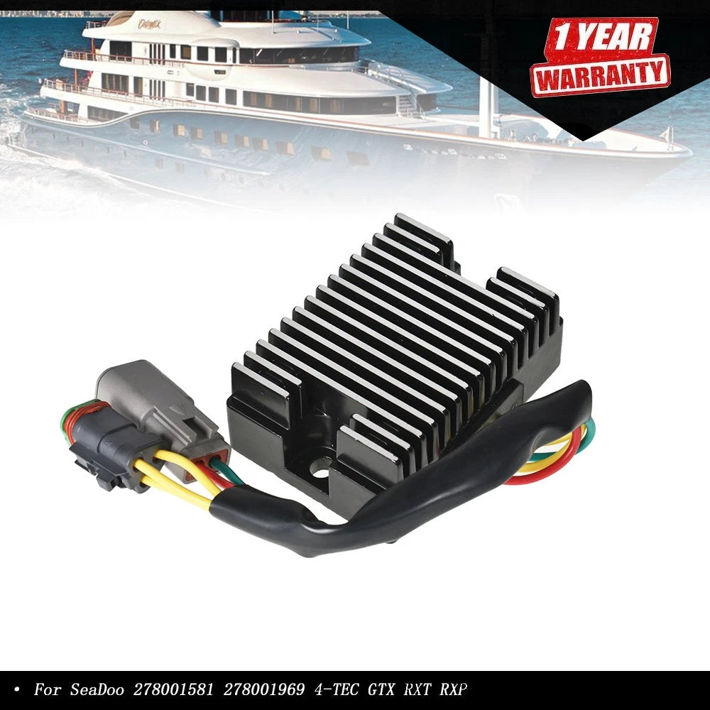 Voltage Regulator Rectifier for Sea-Doo 4-TEC (2000–2007) 278001581, 278001969