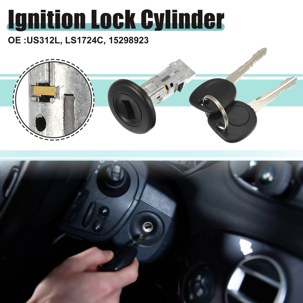 Ignition Switch Cylinder Lock Assembly for Chevrolet Avalanche 1500 (2002–2013)