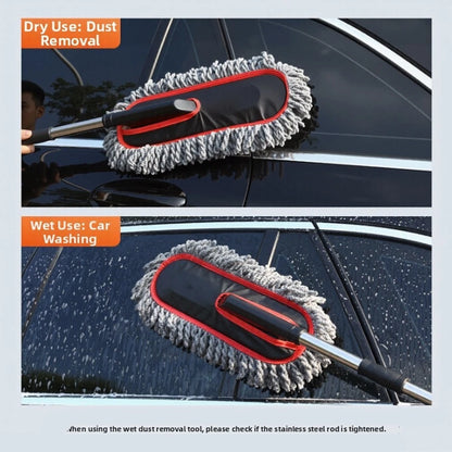 2-Pack Microfiber Telescopic Duster for Cars and Homes