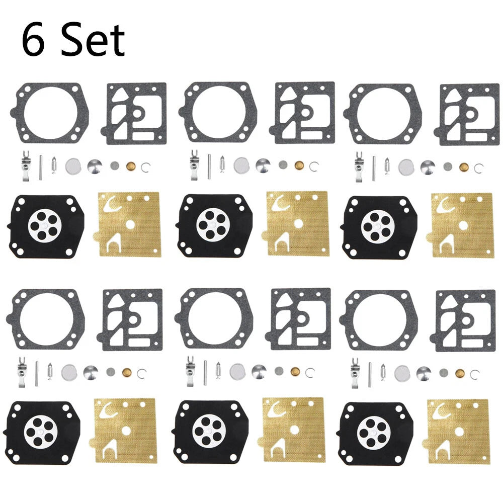 6X Carburetor Diaphragm Gasket Kit for Walbro K22-HDA (Chainsaw, Trimmer, Blower)