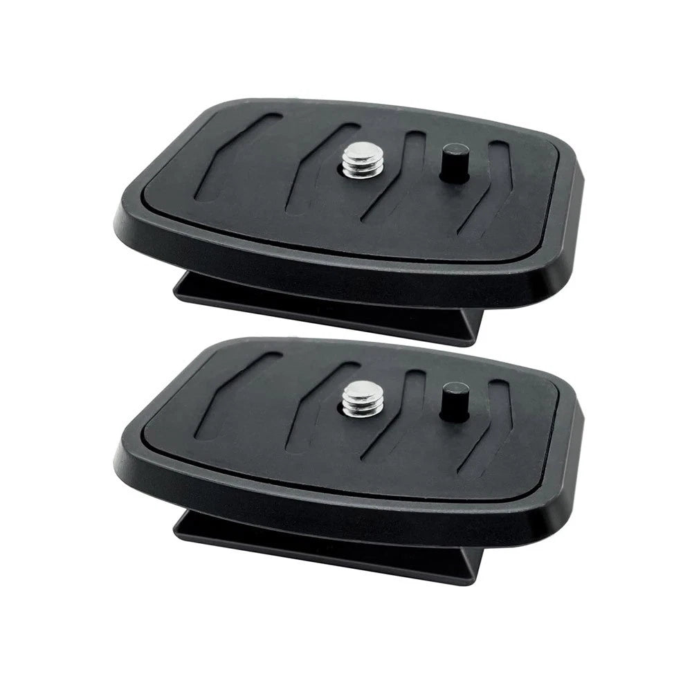 2Pcs Quick Release Plate Replaces For Digital Camera Tripod Screw Adapter Mount