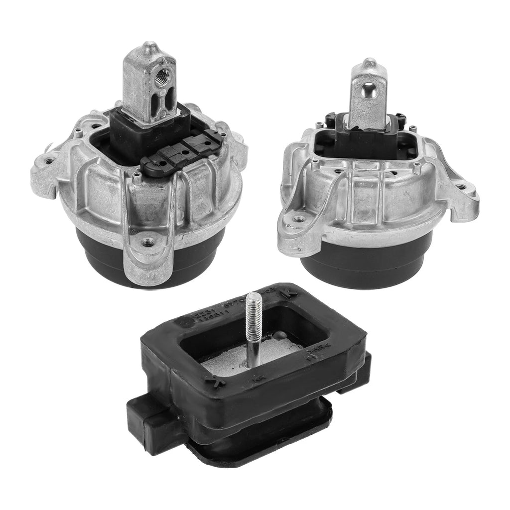 3 Pcs Engine Motor Mount Replacement Kit for BMW 520i (2014–2016)