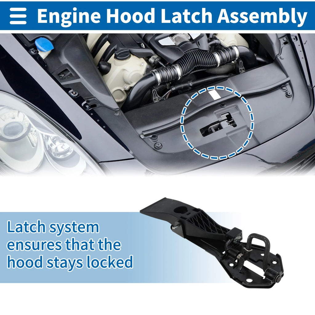 Hood Latch Assembly Replacement for Audi A6 (2011–2018)