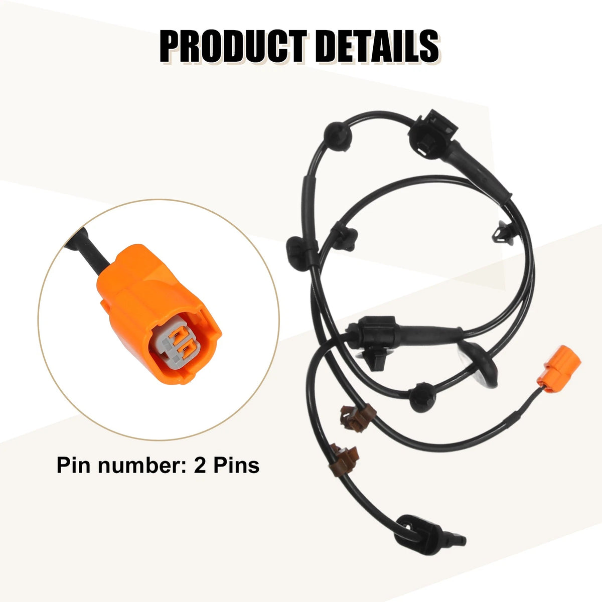 4pcs ABS Sensor No. 57450SLNA01 for Honda Fit (2007–2008)