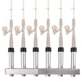 Adjustable Fishing Pole Rack for 2" Hitch Receiver (6 Rods)