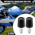 Motorcycle Handlebar End Plugs 2 Pcs for Honda Black 7/8 22mm (2000–2024)