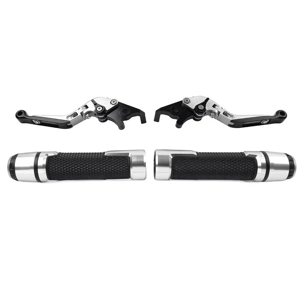 Folding Extendable Brake Clutch Lever Grip Set for Suzuki GSXR600DE