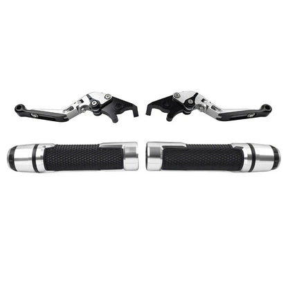 Folding Extendable Brake Clutch Lever Grip Set for Suzuki GSXR600DE