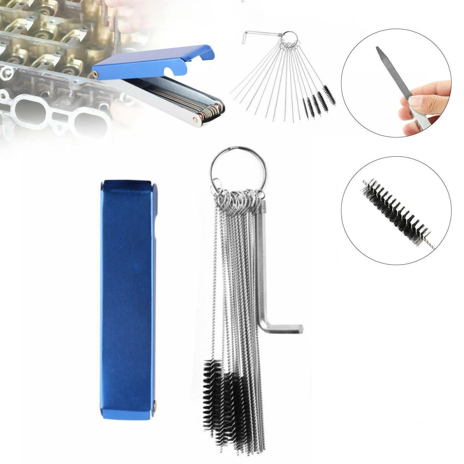Carburetor Wire Cleaner Kit for Motorcycle ATV (Universal)