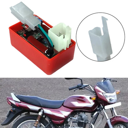 Motorcycle Igniter for Bajaj CT100 (2000–2006) 7 Pin CDI Box Red