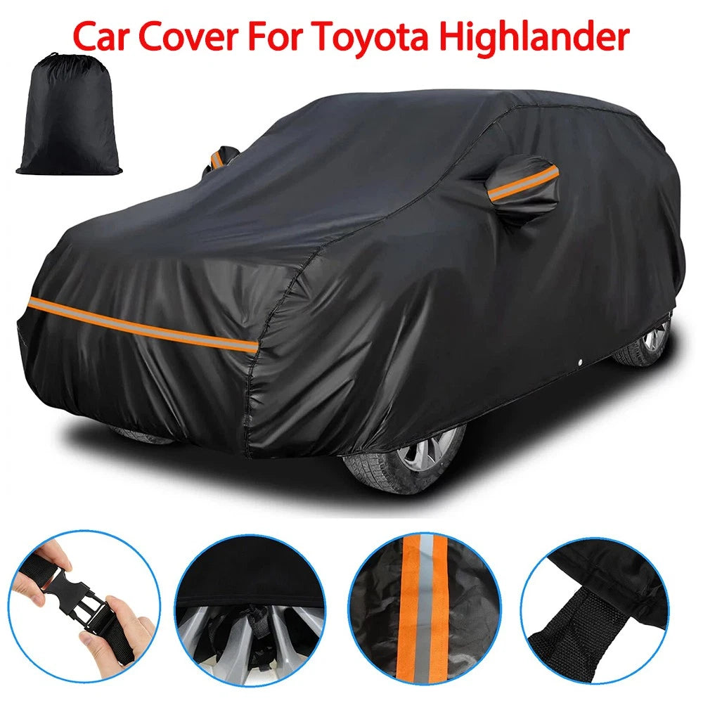 Car Cover for Toyota Highlander (2007–2025) Waterproof UV Resistant