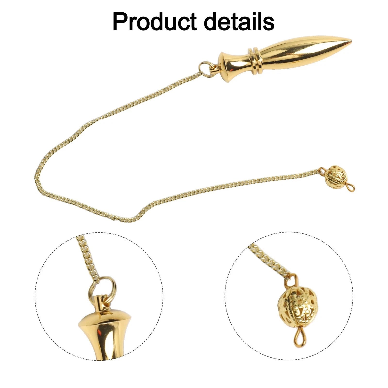 Dowsing Set with Brass Pendulum for Divination Use
