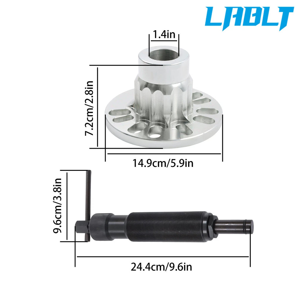 10 Ton Hydraulic Wheel Hub Puller for 4 & 5 Stud Hubs