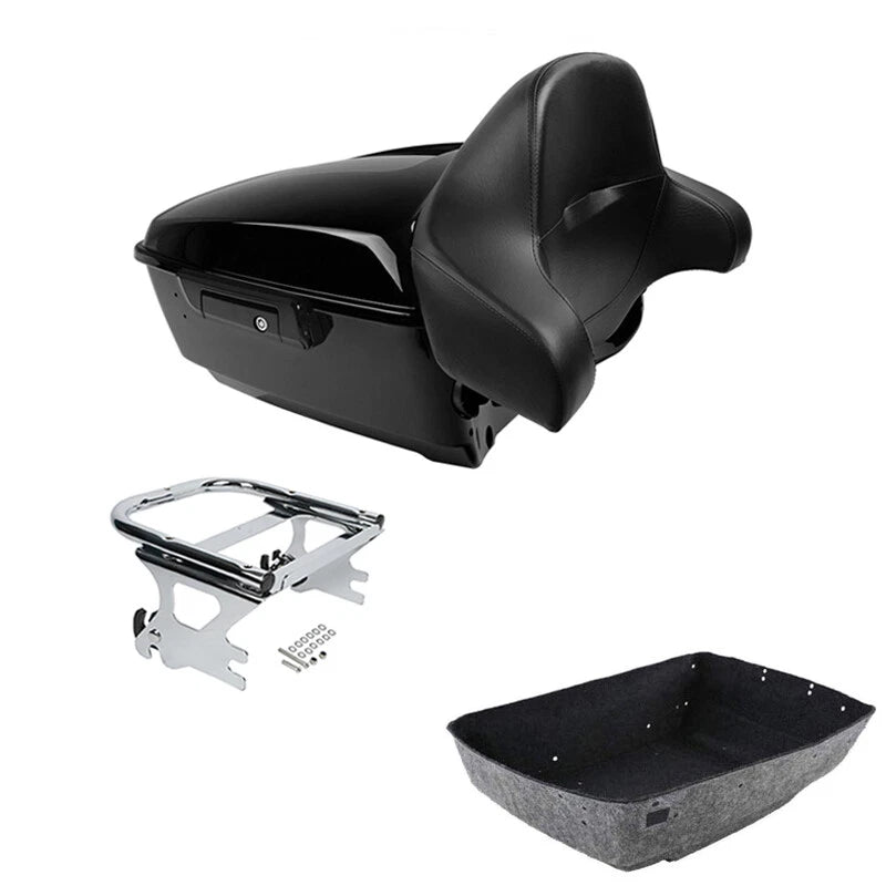2X Trunk Backrest Pad for Harley Touring (1997–2008)