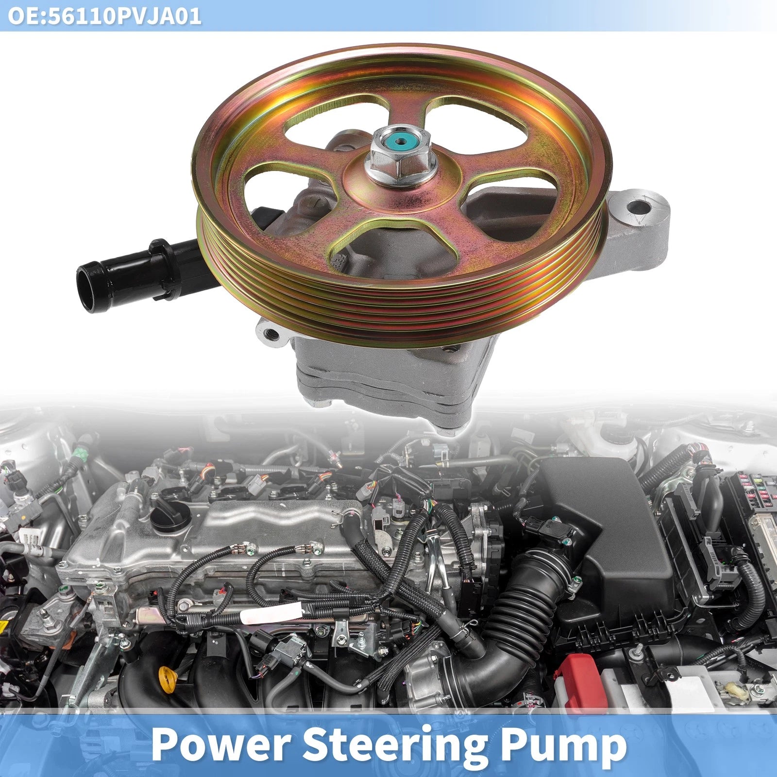 Power Steering Pump Replacement for Honda Odyssey (2005–2010)