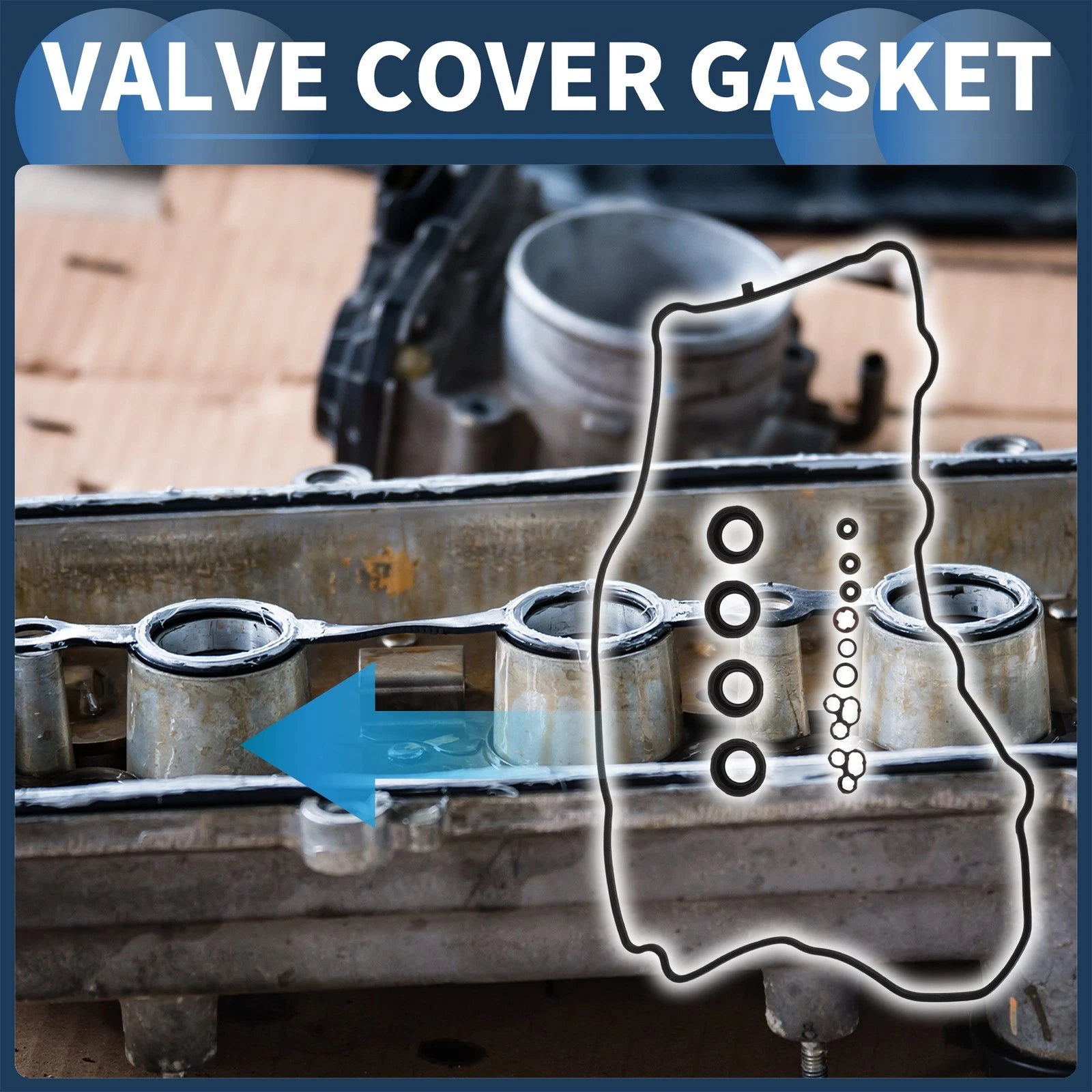 Valve Cover Gasket Set for Lexus ES300H (2013–2018) OEM Replacement