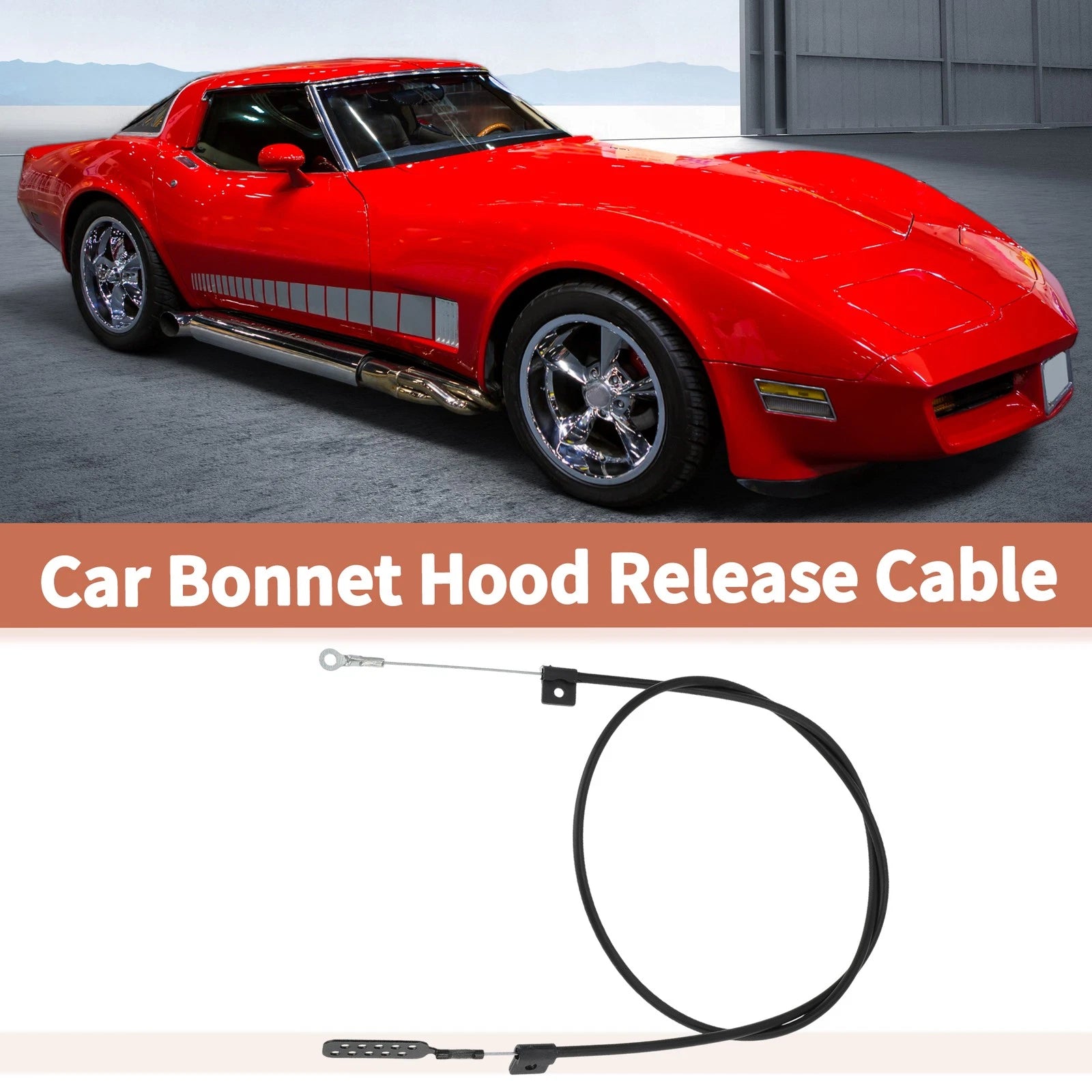 Hood Release Lateral Cable Latch for Chevy Corvette C3 (1978–1982)
