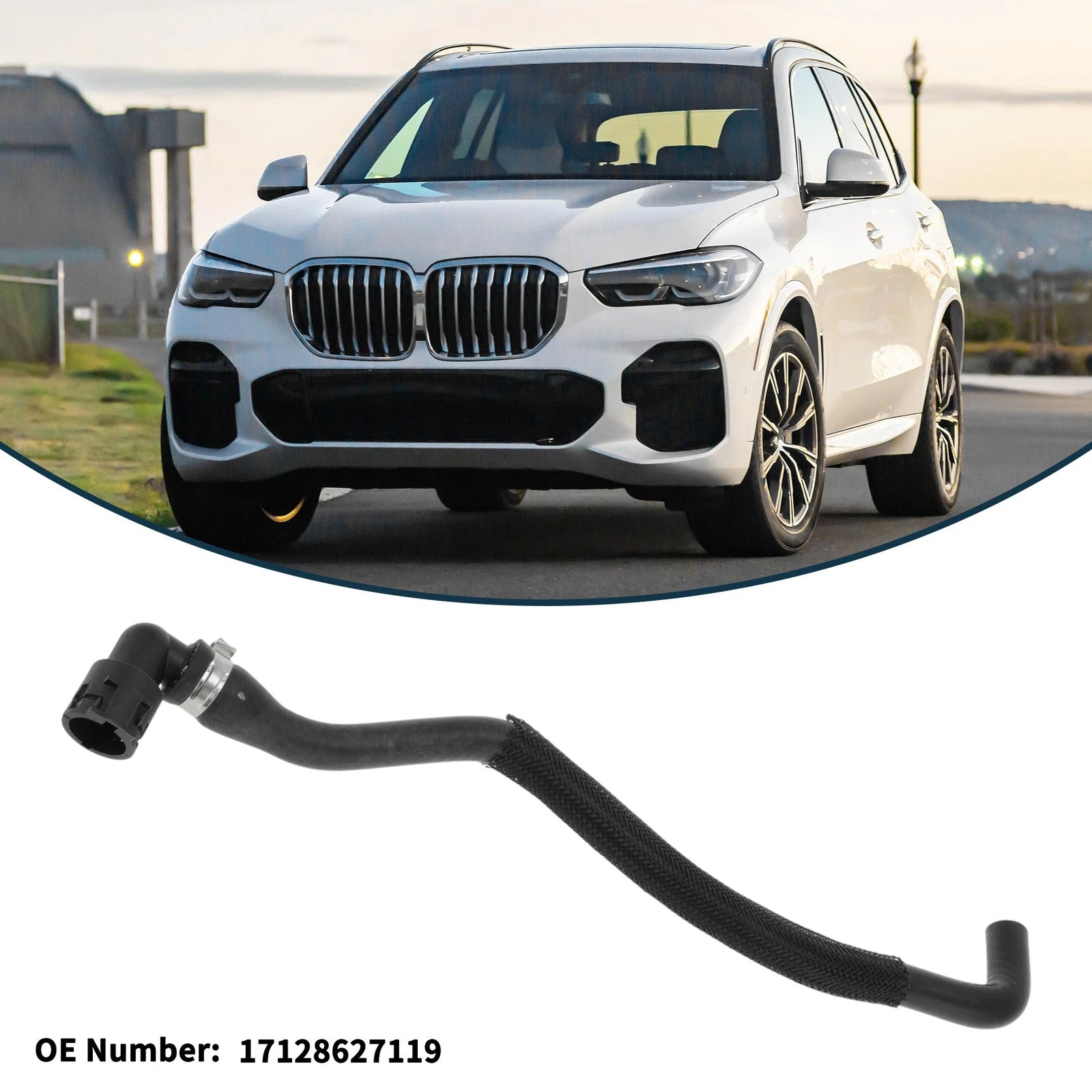 Radiator Hose Rubber Replacement for BMW X5 (2010–2014)