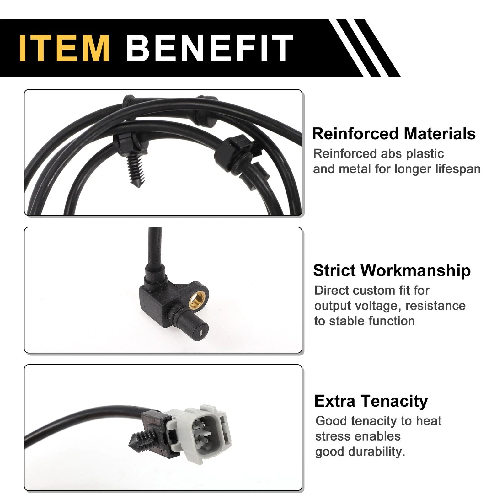 ABS Wheel Speed Sensor No. 5015283AA for Dodge Ram 1500 (2000–2001)
