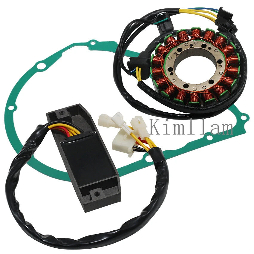 Stator Coil + Regulator Rectifier + Gasket for Suzuki VS700GL VS750GL (1986–1993)