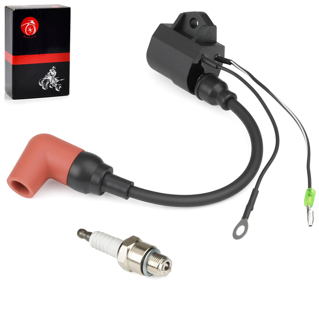 Ignition Coil with Spark Plug for Yamaha Outboard 2-Stroke (55-90 HP)