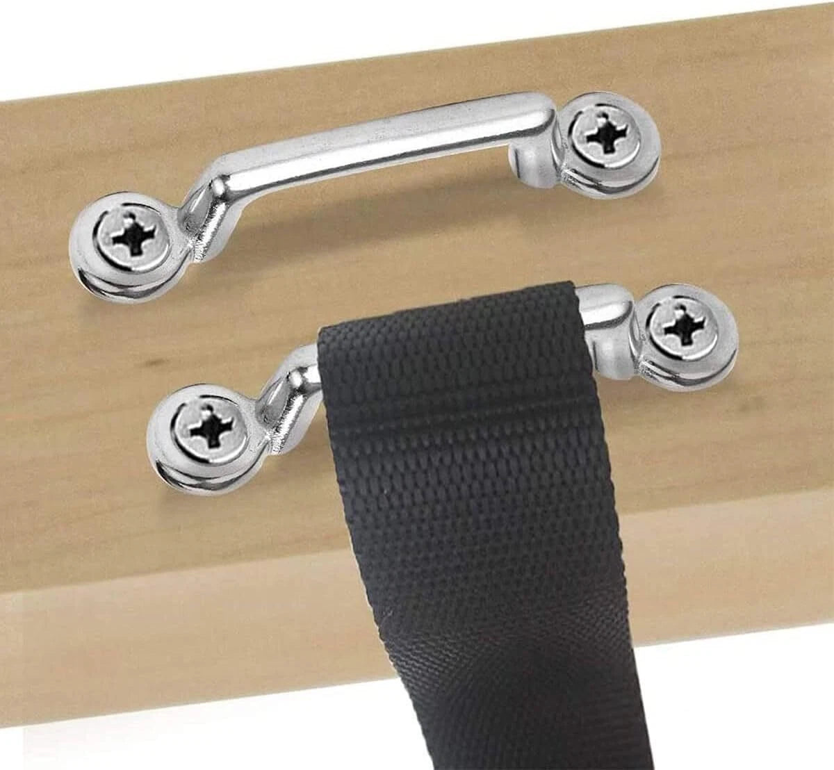 12Pcs Stainless Steel Bimini Top Strap Pad Eye Footman's Loop for Kayak