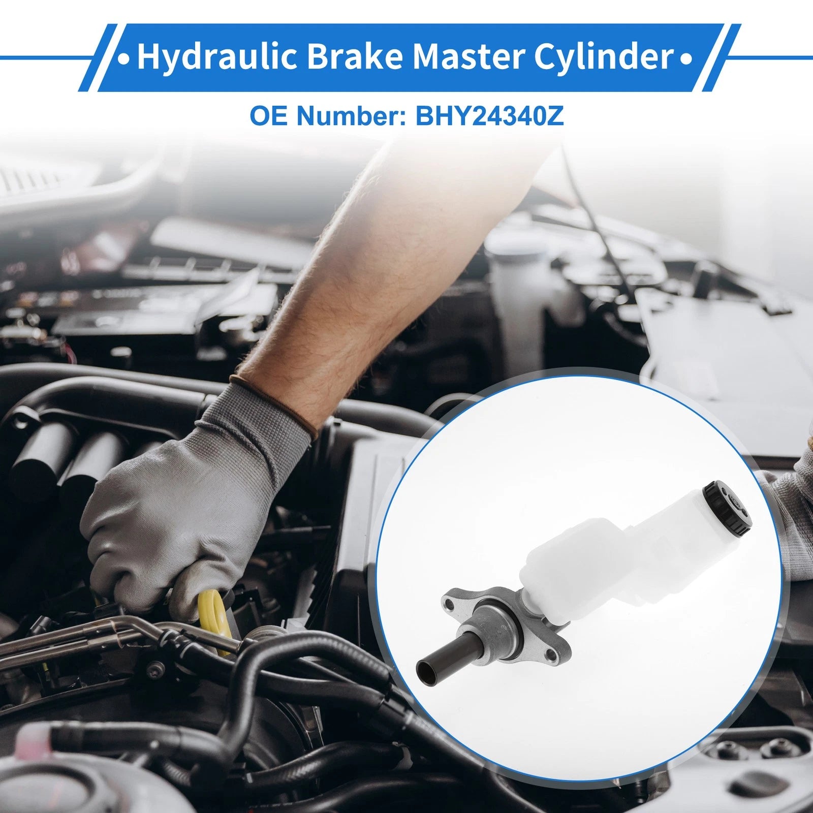 Brake Master Cylinder with Reservoir Replacement for Mazda 3 (2014–2018)