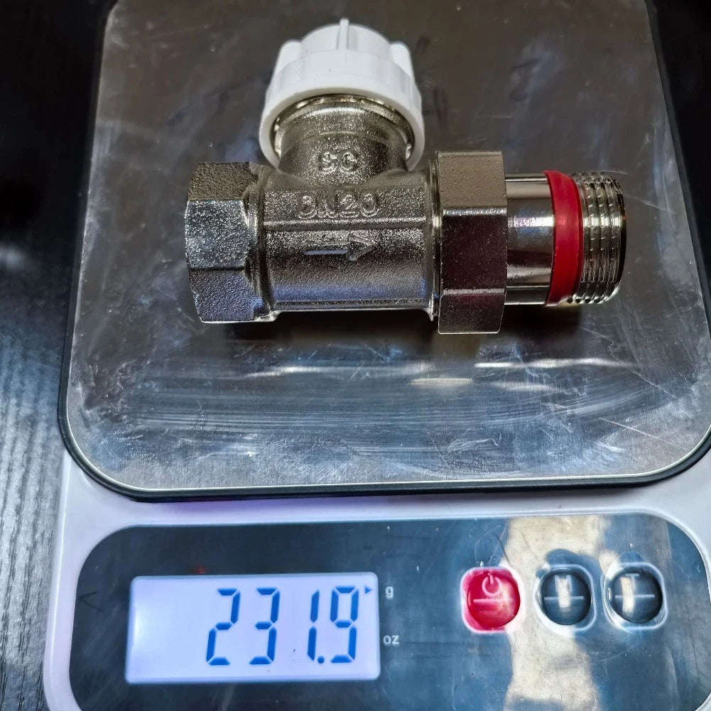Automatic Nickel Plated Valve with LCD Display for Temperature Regulation