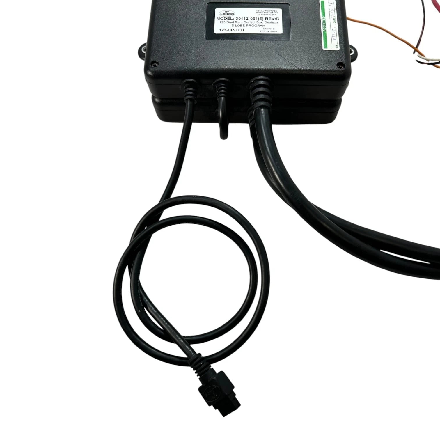 Dual Ram Control Box for Lenco 123 (30112-001, 123-DR-LED)