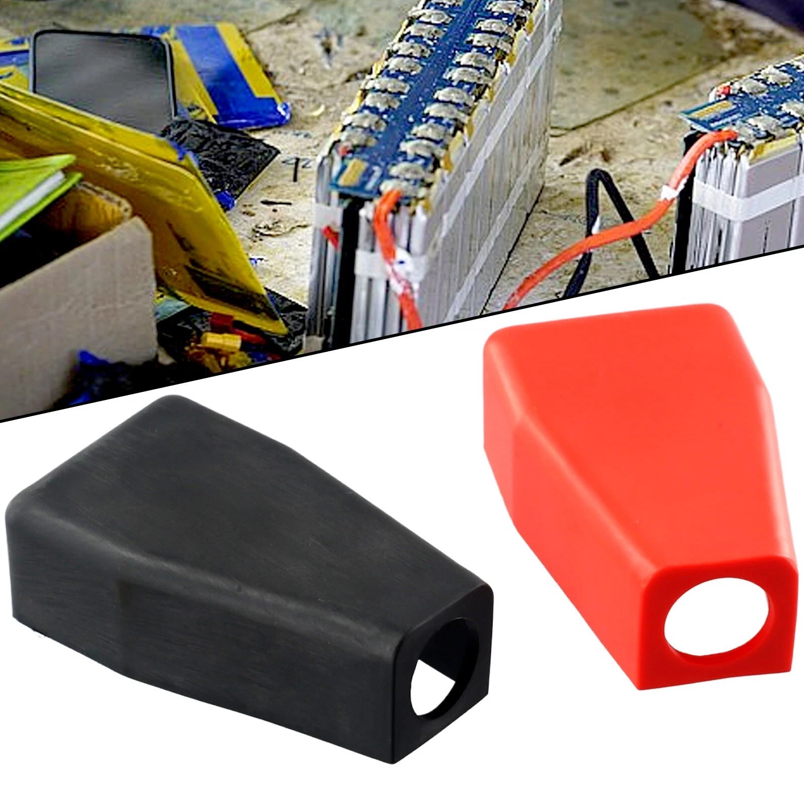 Battery Terminal Insulation Covers for Automotive (Positive & Negative)