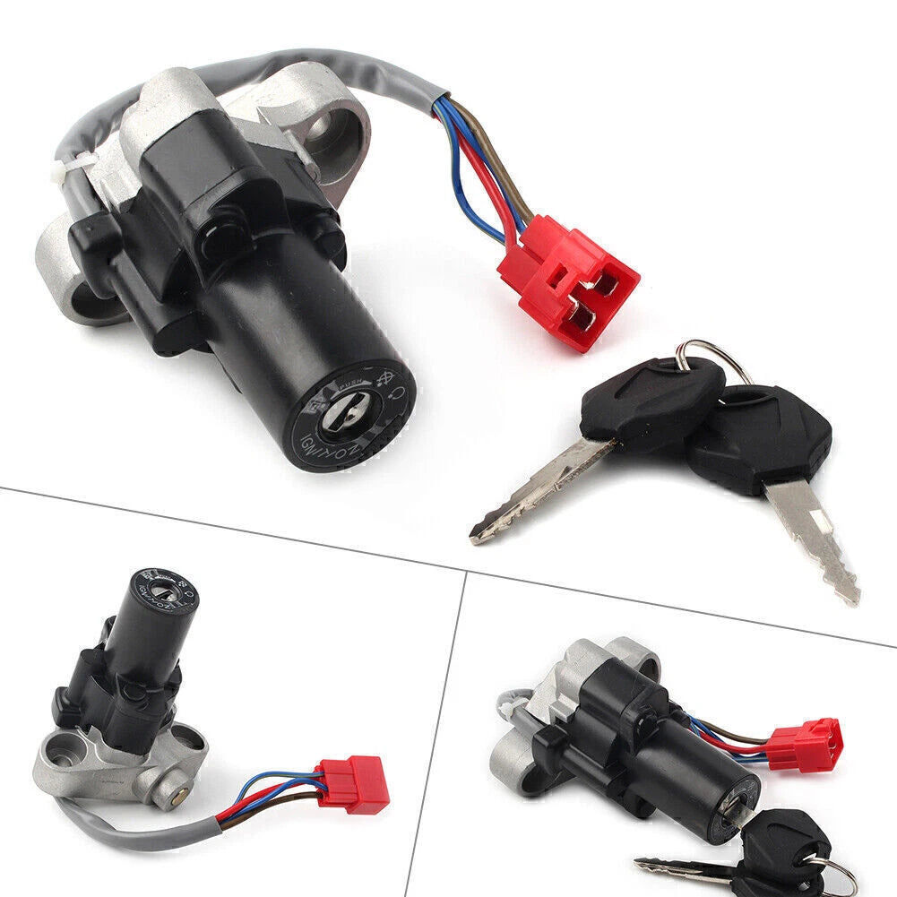 Ignition Switch Lock Fuel Gas Cap Key Set for Yamaha V-Star 650 1100 (1998–2017)