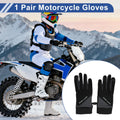 Outdoor Fleece Cycling Gloves Replacement for Mountain Biking (One Size)