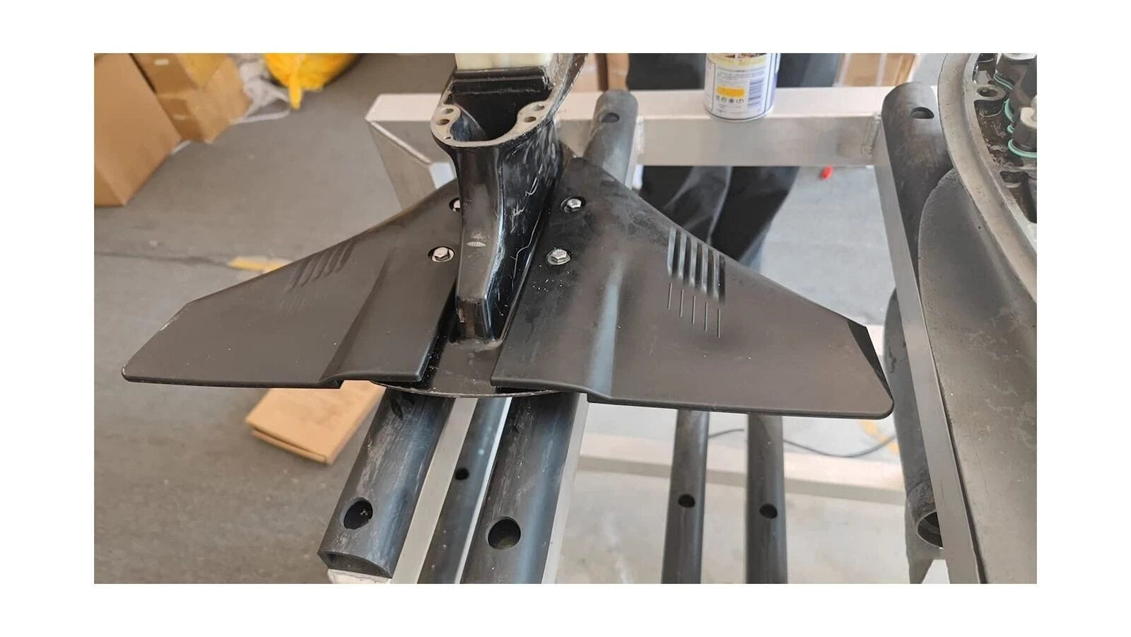 Dorsal Fin Wing Hydrofoil Stabilizer for Outboards (5-150 HP)