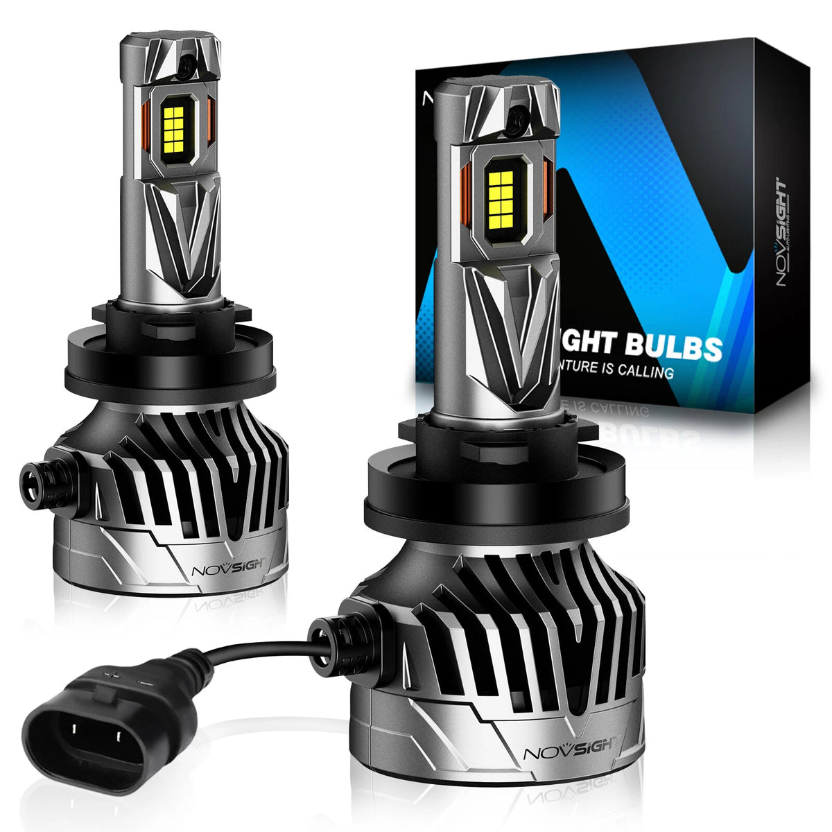 2X H8 H9 H11 LED Headlight Bulbs for 6500K 30000LM