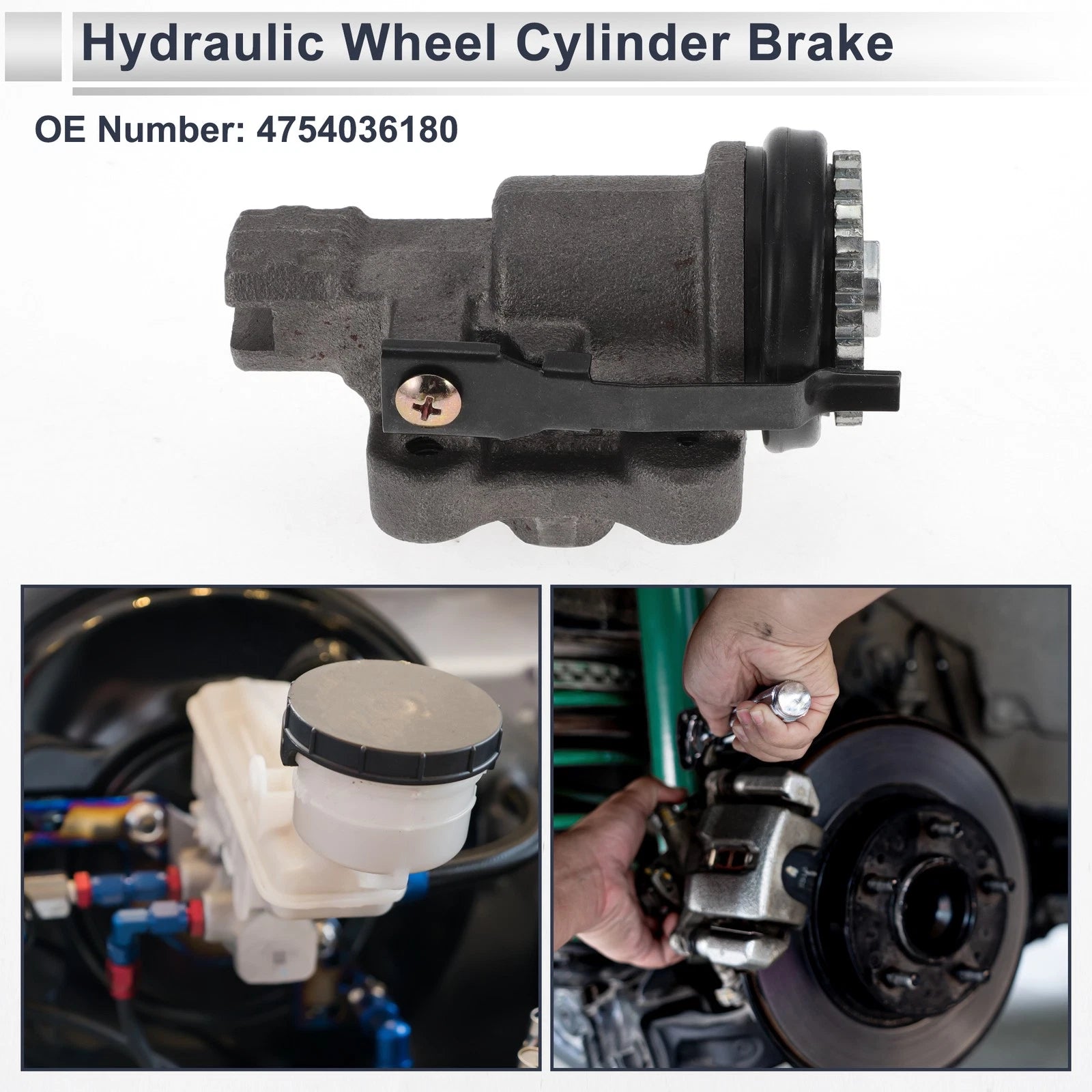 Front Left Brake Wheel Cylinder Replacement for Toyota Coaster (1998–2008)