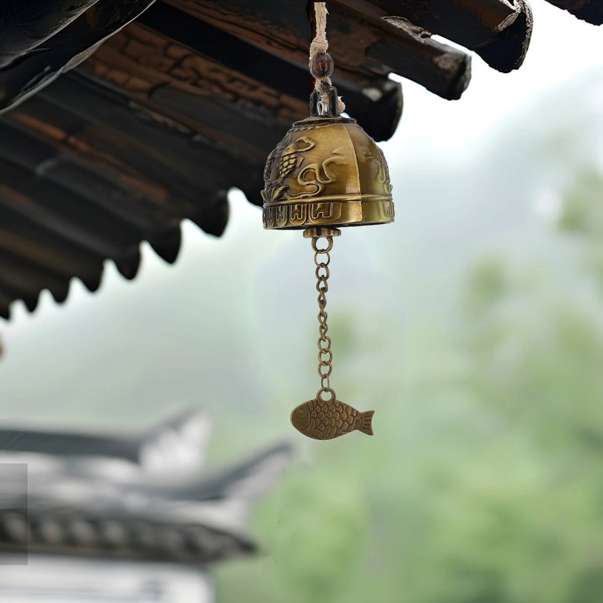 Charming Windbell with Copper Ornament and Bells