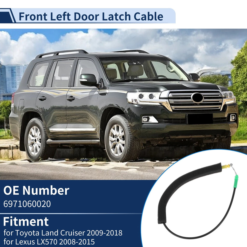 Door Latch Cable Replacement for Toyota Land Cruiser 2009–2018 Front Left