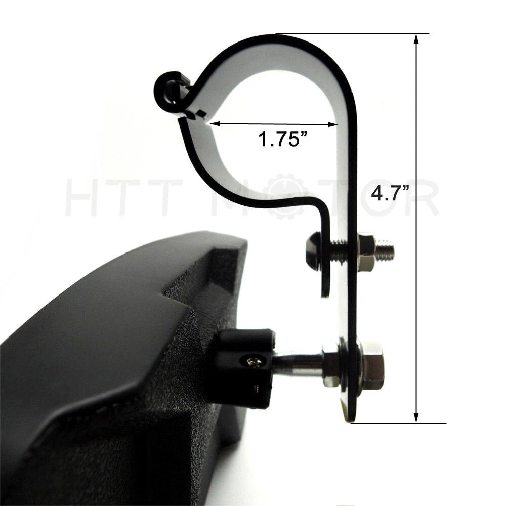 HTTMT Rearview Mirror for Polaris UTV (Universal Fit 1.75" Roll Bars)