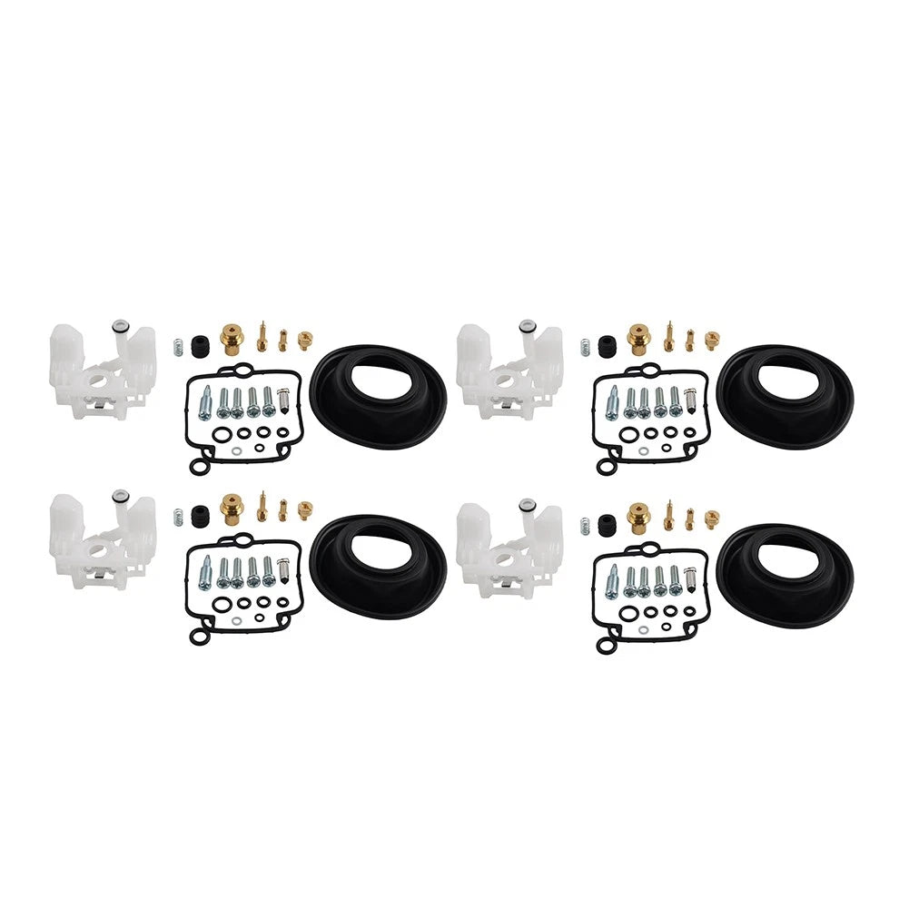 4X Carburetor Repair Kit Float Diaphragm for Suzuki GSX1100F (1991–1993)